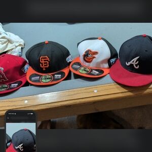 Baseball Team Logo Caps